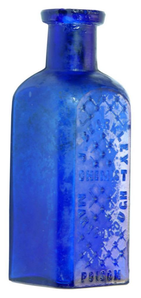 Bearkley Chemist Maryborough Cobalt Whitall Tatum Bottle