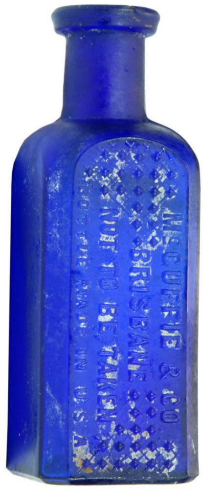 McGuffie Brisbane Cobalt Blue Chemist Poison Bottle