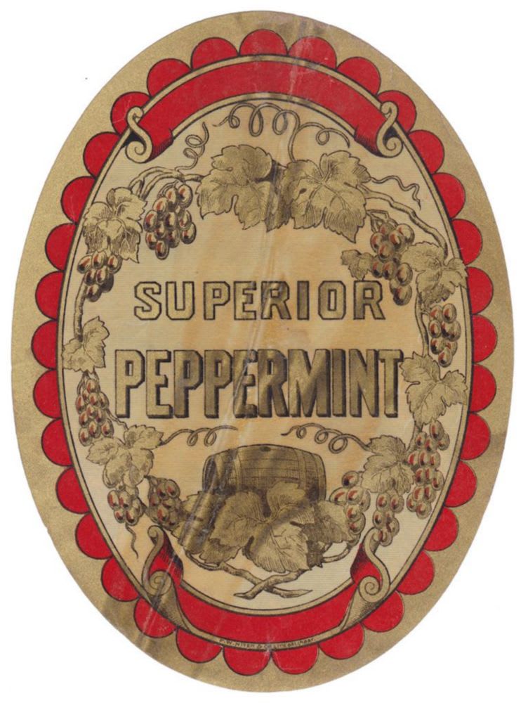 Superior Peppermint Niven Label