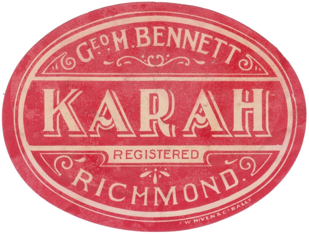 Bennett Karah Richmond Niven Label