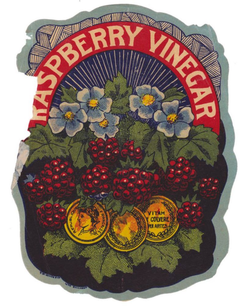 Raspberry Vinegar Niven Label