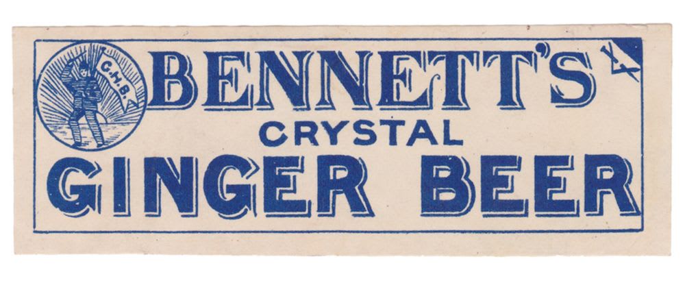 Bennett's Crystal Ginger Beer Niven Label