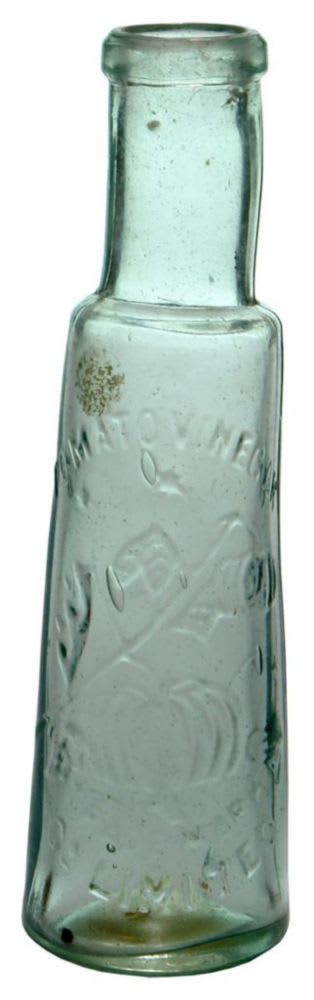 Tomato Vinegar Limited Antique Glass Bottle