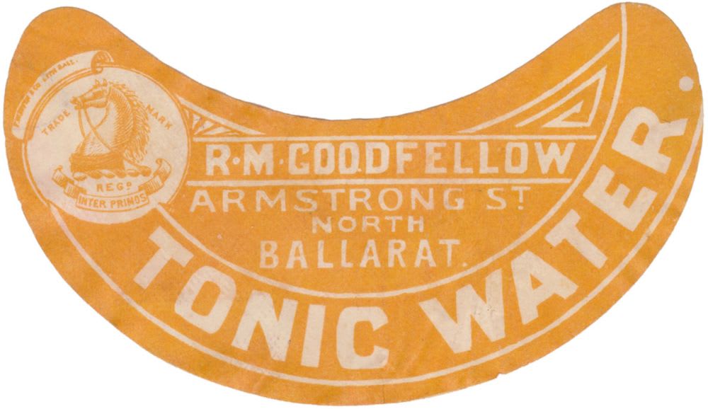 Goodfellow Ballarat Tonic Water Niven Label
