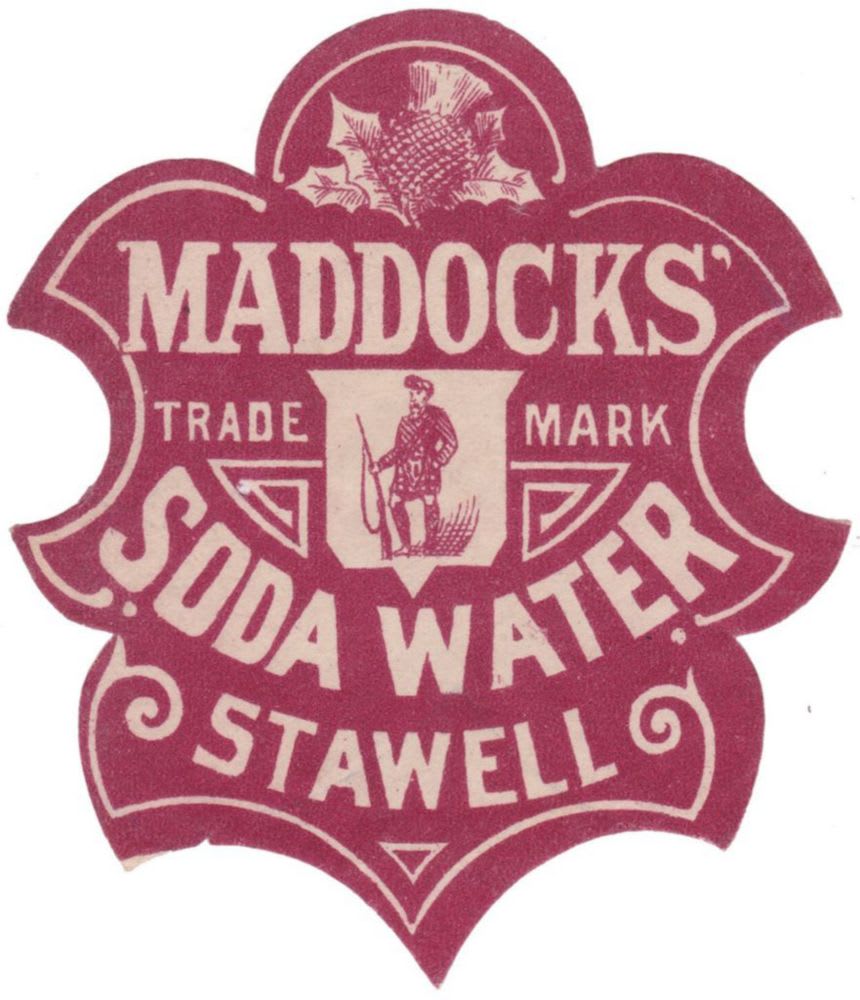 Maddocks Stawell Soda Water Niven Label
