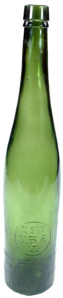 NSW Vinegar Brewers Association Glass Bottle