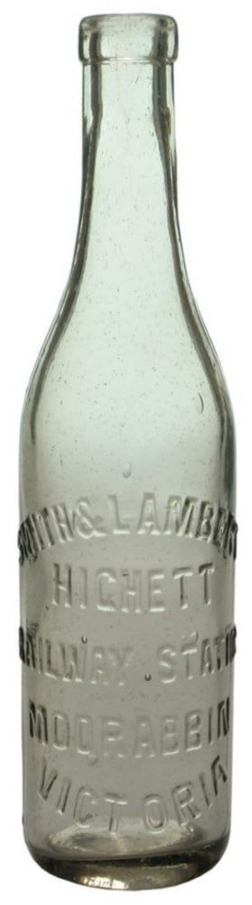 Smith Lambert Highett Railway Station Moorabbin Bottle