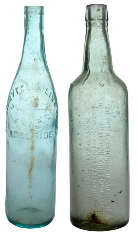 Collection Old Antique Bottles