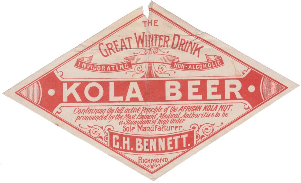 Bennett Richmond Kola Beer Niven Label