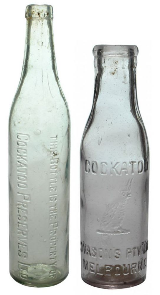 Collection old Antique Sauce Bottles