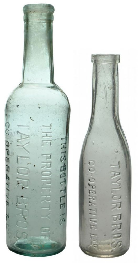 Collection old Antique Sauce Bottles