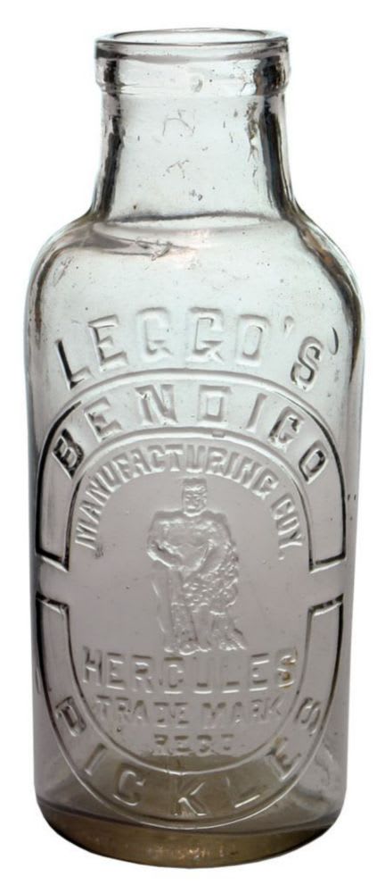 Leggo's Hercules Bendigo Pickle Jar