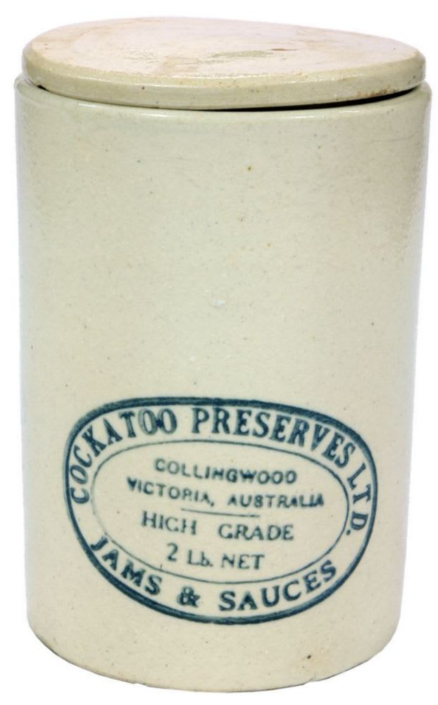 Cockatoo Preserves Collingwood Stone Jam Jar