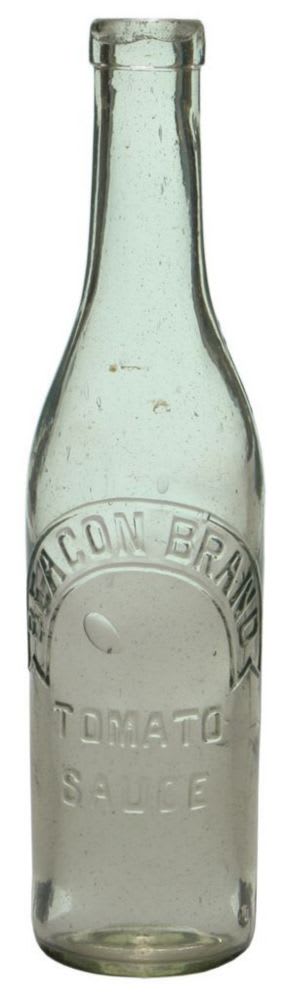 Beacon Brand Tomato Sauce Old Bottle