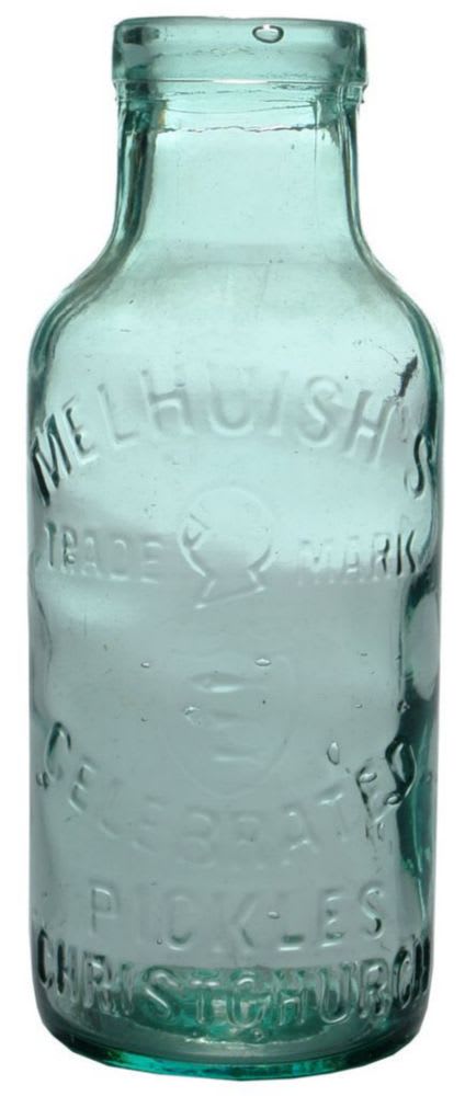 Melhuish's Celebrated Pickles Christchurch Antique Jar