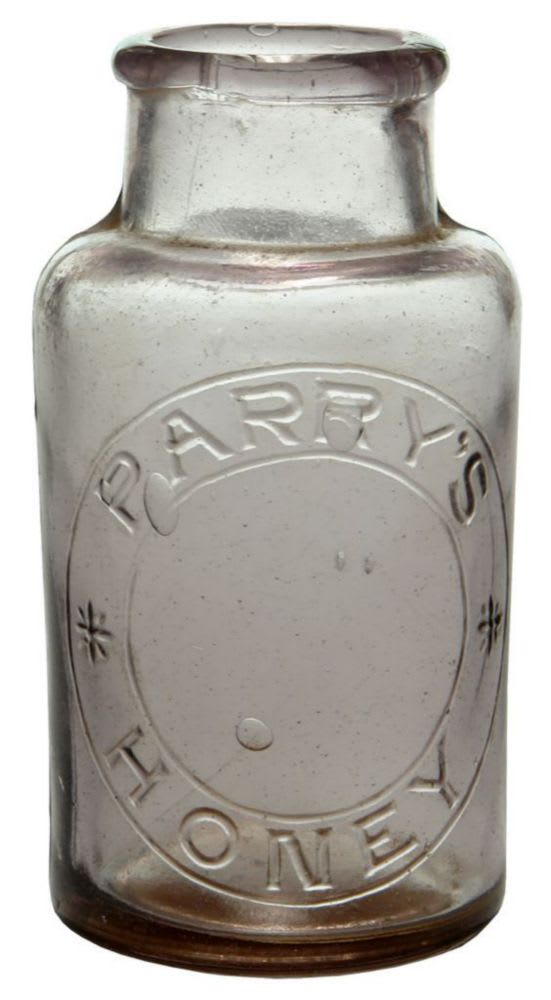 Parry's Honey Amethyst Glass Jar