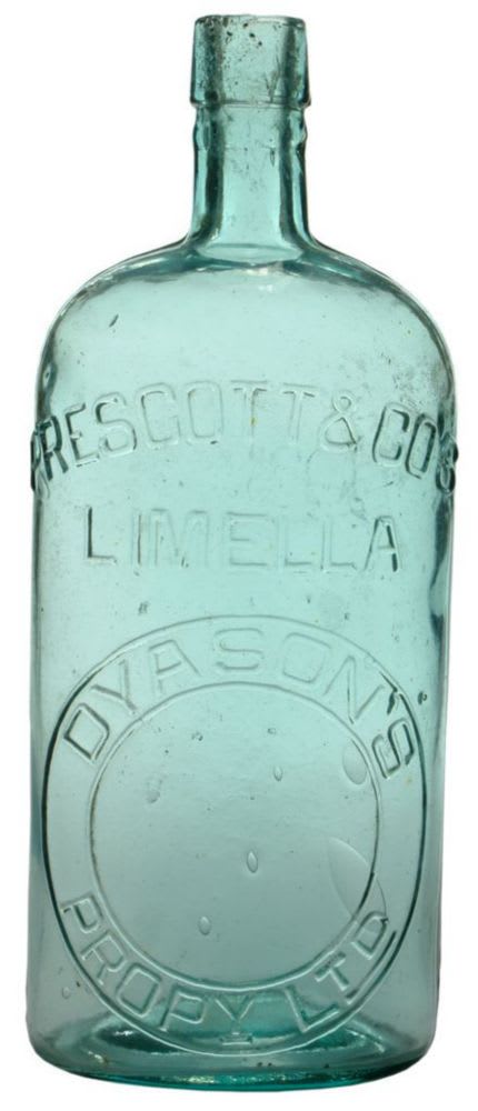 Prescott Limella Dyason's Cordial Bottle