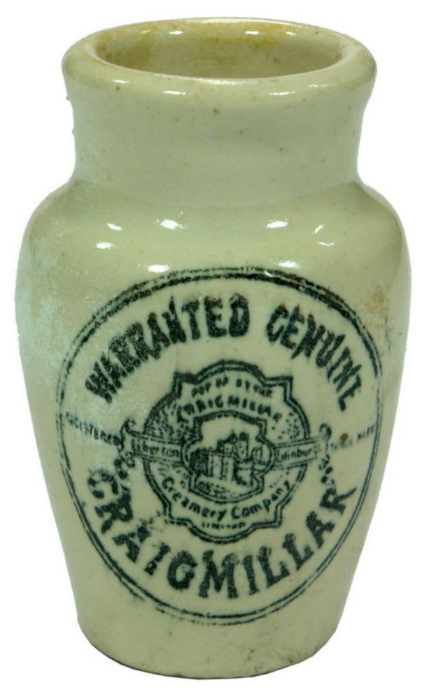 Craigmillar Stoneware Cream Jar