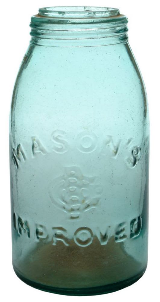 Mason's Improved BGCo Monogram Preserving Jar