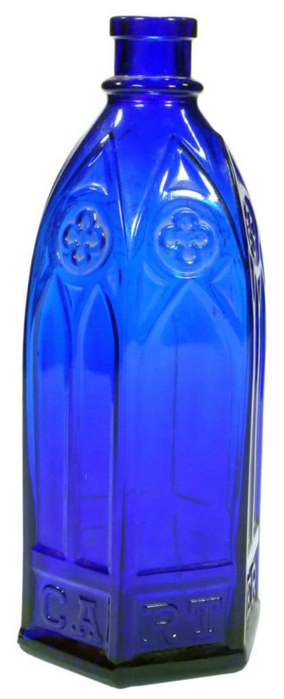 Carter's Cathedral Ink Cobalt Blue Bottle