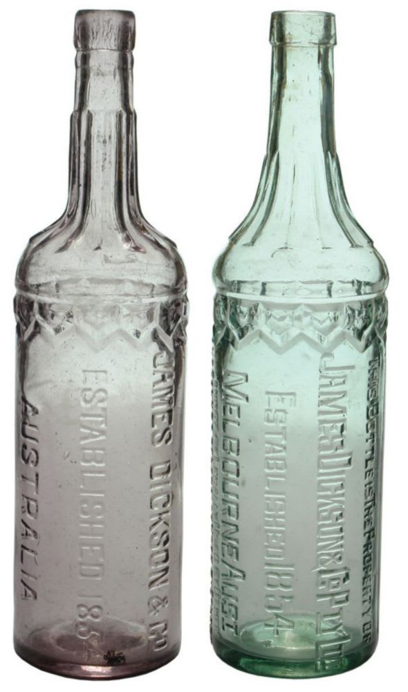 Collection Vintage Cordial Bottles