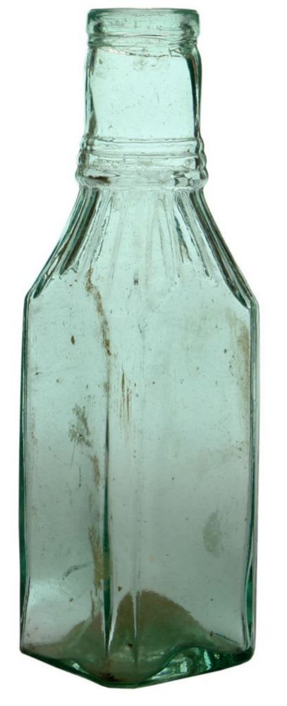 Ribbed Shoulder 1800s Pickle Bottle