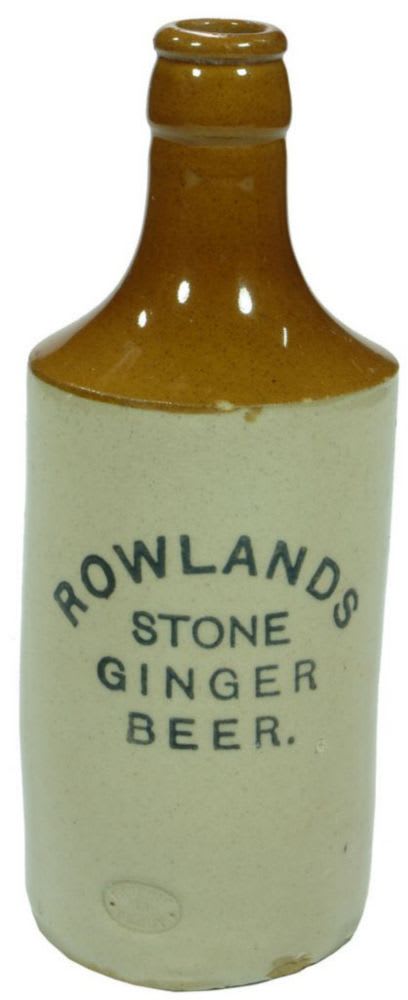 Rowlands Stone Ginger Beer Bottle