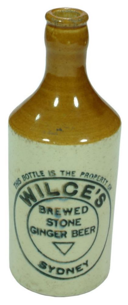 Wilce's Sydney Stoneware GInger Beer Bottle