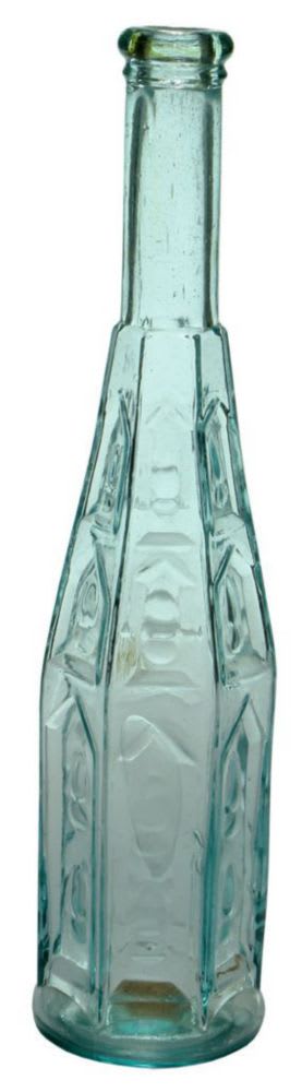 Hexagonal Cathedral Pepper Sauce Bottle