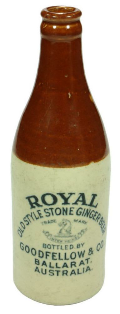 Royal Goodfellow Ballarat Ginger Beer Bottle