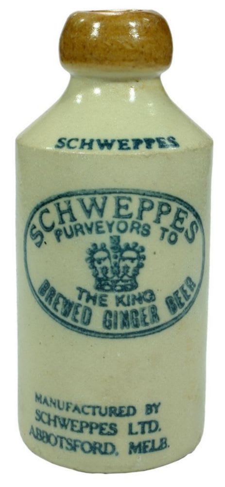 Schweppes Brewed Ginger Beer Abbotsford Bottle