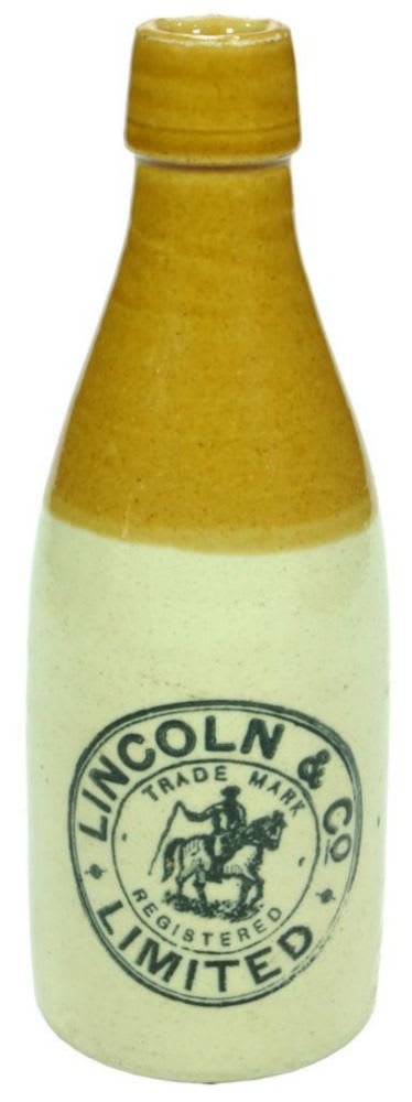 Lincoln Limited Stockman Ginger Beer Bottle