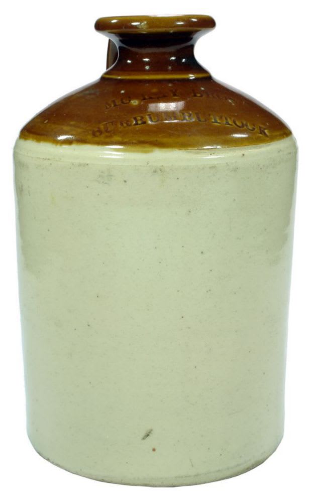 McKay Bros Burrumbuttock Impressed Stoneware Demijohn