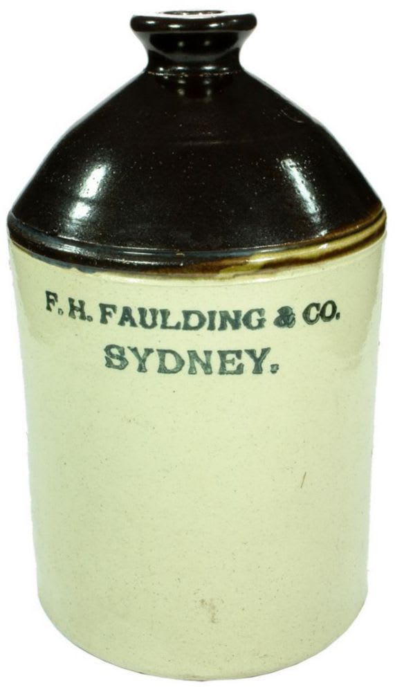 Faulding Sydney Stoneware Demijohn