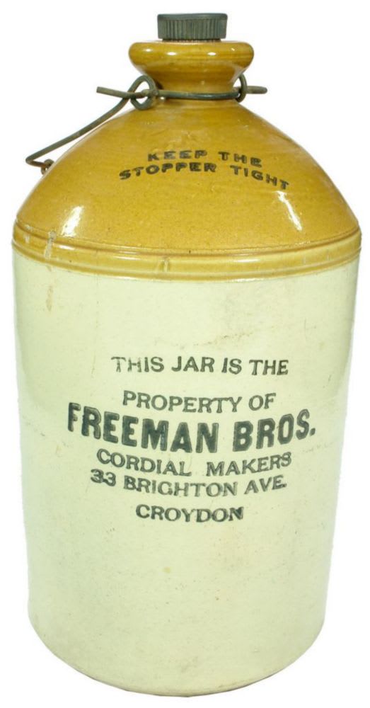 Freeman Bros Croydon Stoneware Demijohn
