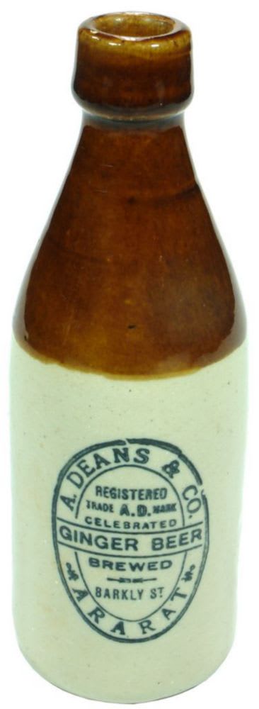 Deans Ararat Celebrated Ginger Beer Bottle