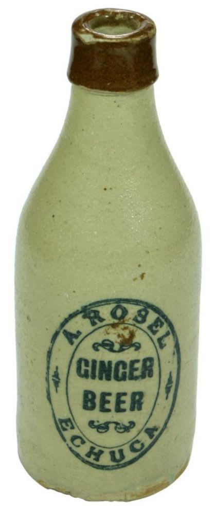 Rosel Echuca Stone Ginger Beer Bottle