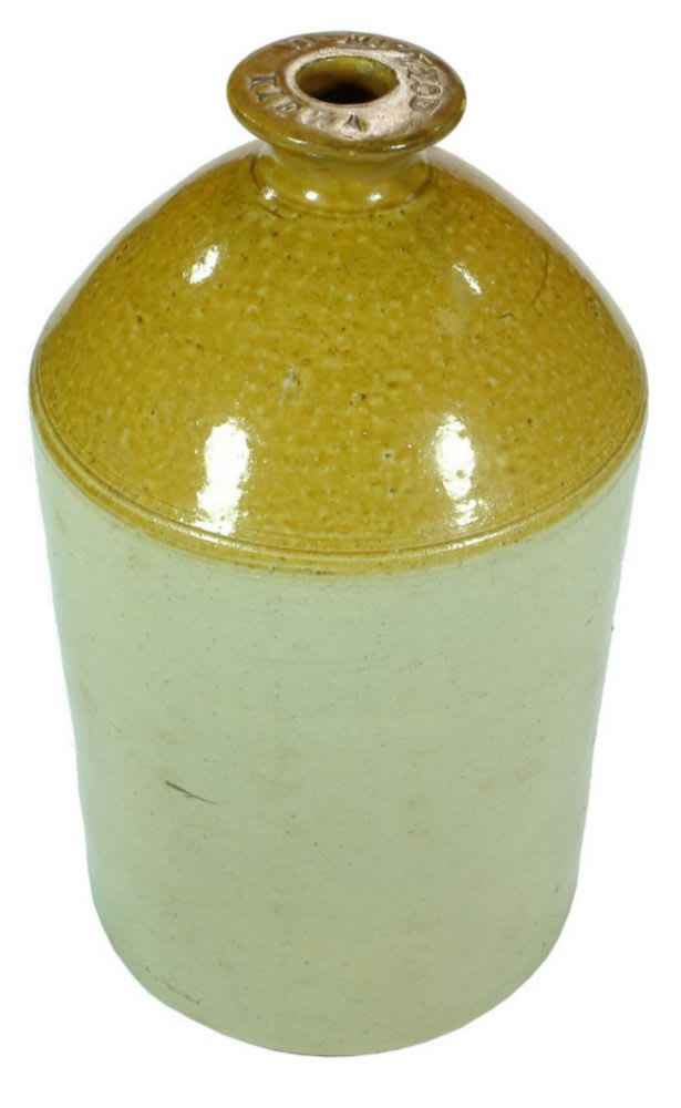 McLeod Kiewa Impressed Stoneware Demijohn