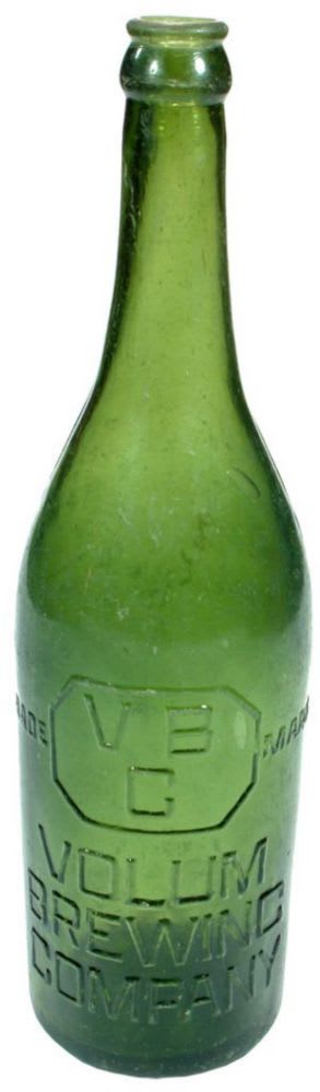 Volum Brewing Company Crown Seal Beer Bottle
