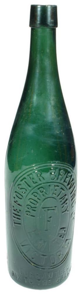 Foster Brewing Company Victoria Antique Beer Bottle