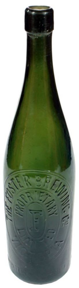 Foster Brewing Company Victoria Antique Beer Bottle