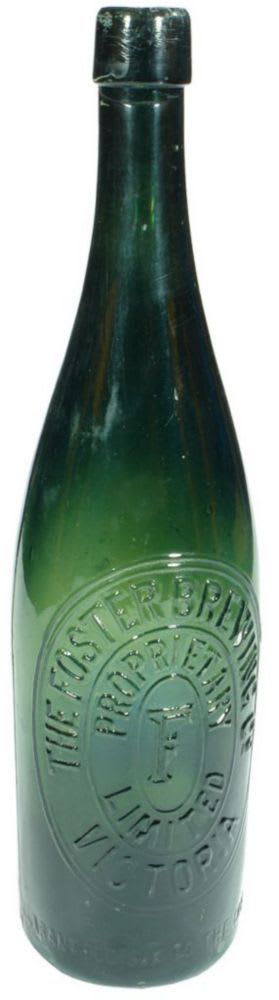 Foster Brewing Company Victoria Antique Beer Bottle