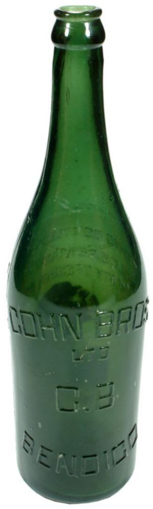 Cohn Bros Bendigo Crown Seal Beer Bottle