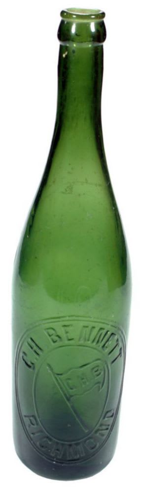Bennett Richmond Flag Crown Seal Hop Beer Bottle