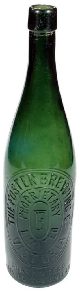 Foster Brewing Company Victoria Antique Beer Bottle
