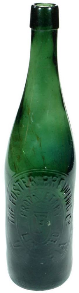 Foster Brewing Company Victoria Antique Beer Bottle