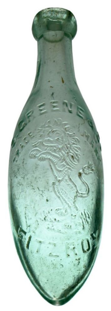 Greene Fitzroy Lion Antique Torpedo Bottle