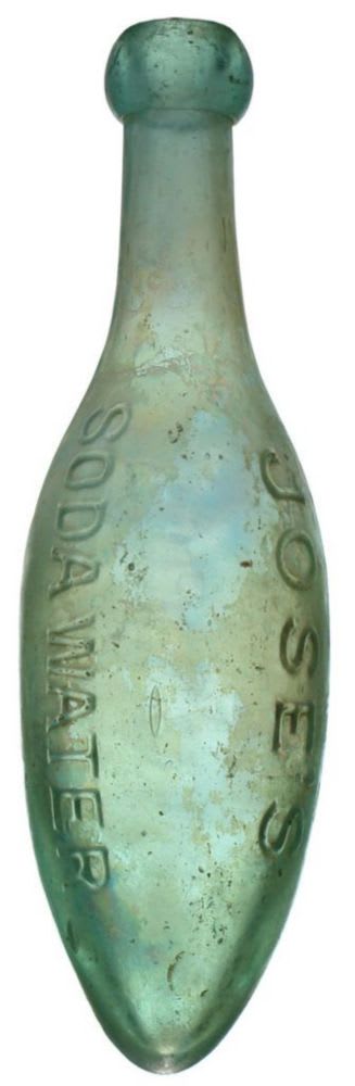 Jose's Soda Water Geraldton Torpedo Bottle