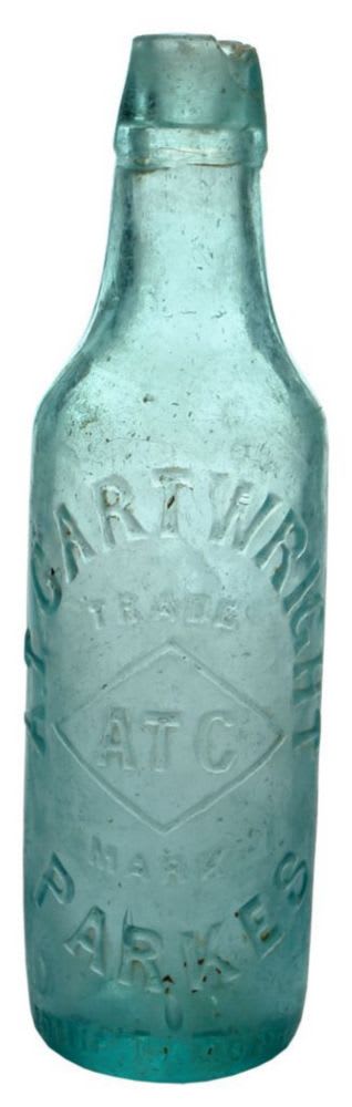 Cartwright Parkes Lamont Patent Antique Bottle