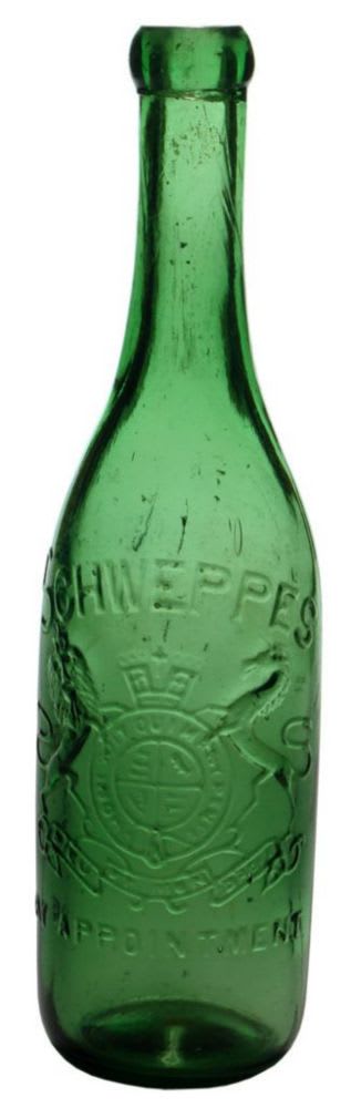 Schweppes By Appointment Royal Coat of Arms Bottle